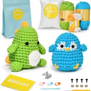 Kit de ganchillo para principiantes, kit de animales de ganchillo, kit de tejido de ganchillo todo en uno, kit de ganchillo para principiantes con Kit de ganchillo para principiantes, kit de animales de ganchillo, kit de tejido de ganchillo todo en uno, kit de ganchillo para principiantes con