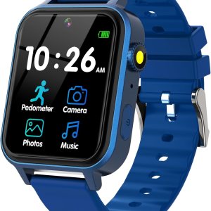Reloj inteligente para niños, reloj inteligente para niños y niñas con cámara, música, video, alarma, calculadora, podómetro, juguetes para niños de Reloj inteligente para niños, reloj inteligente para niños y niñas con cámara, música, video, alarma, calculadora, podómetro, juguetes para niños de
