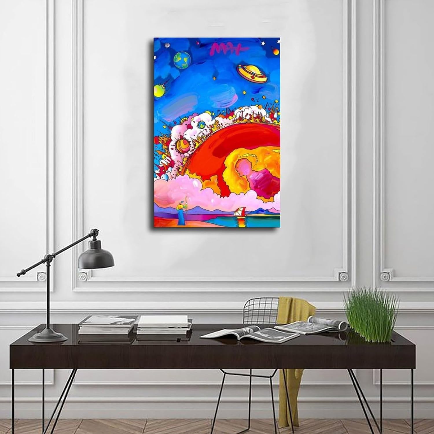 35+ Peter Max – Póster artístico para pared, arte estético, pinturas en lienzo, arte de pared para sala de estar, dormitorio, decoración del hogar,