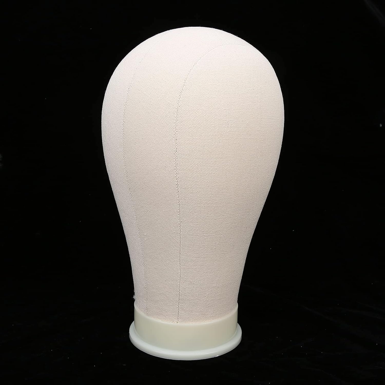 Cabeza de maniquí de lona de corcho de 21 a 22 pulgadas, cabeza de lona de corcho para pelucas, para hacer pelucas, práctica de estilo, maniquí de