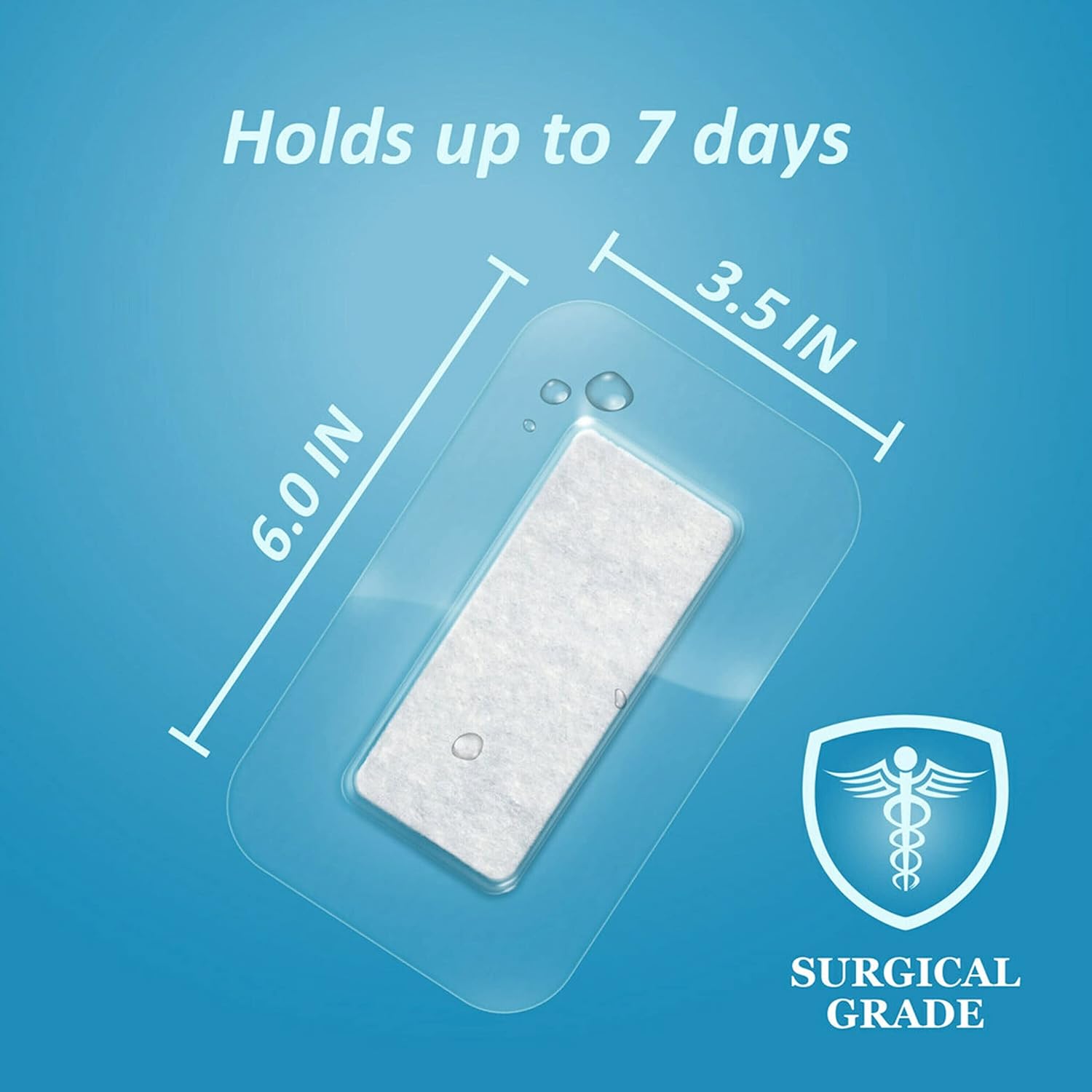 Nexcare Tegaderm – Apósito transparente con almohadilla, película con almohadilla, almohadilla absorbente absorbe el líquido y no se adhiere a tu