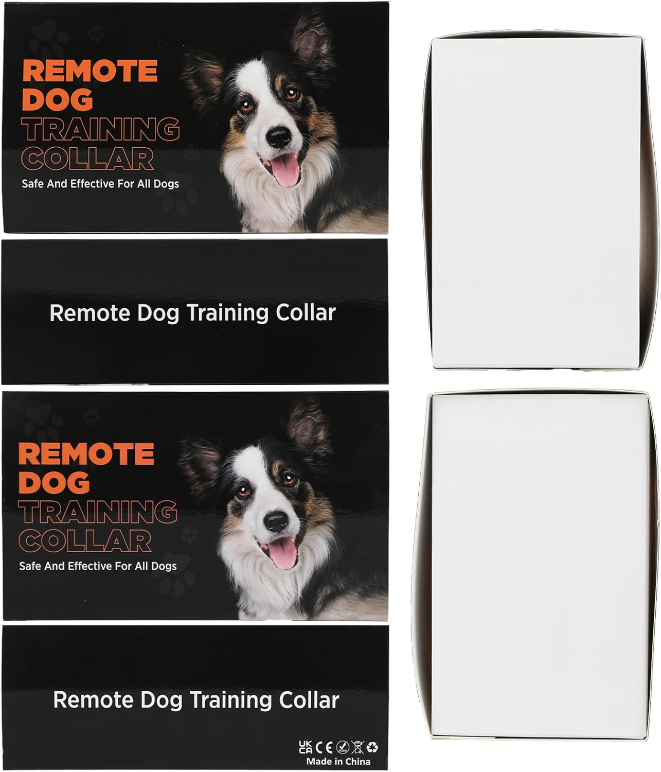 MASBRILL – Collar de entrenamiento para perros de 2000 pies con control remoto, collares de entrenamiento impermeables recargables para perros