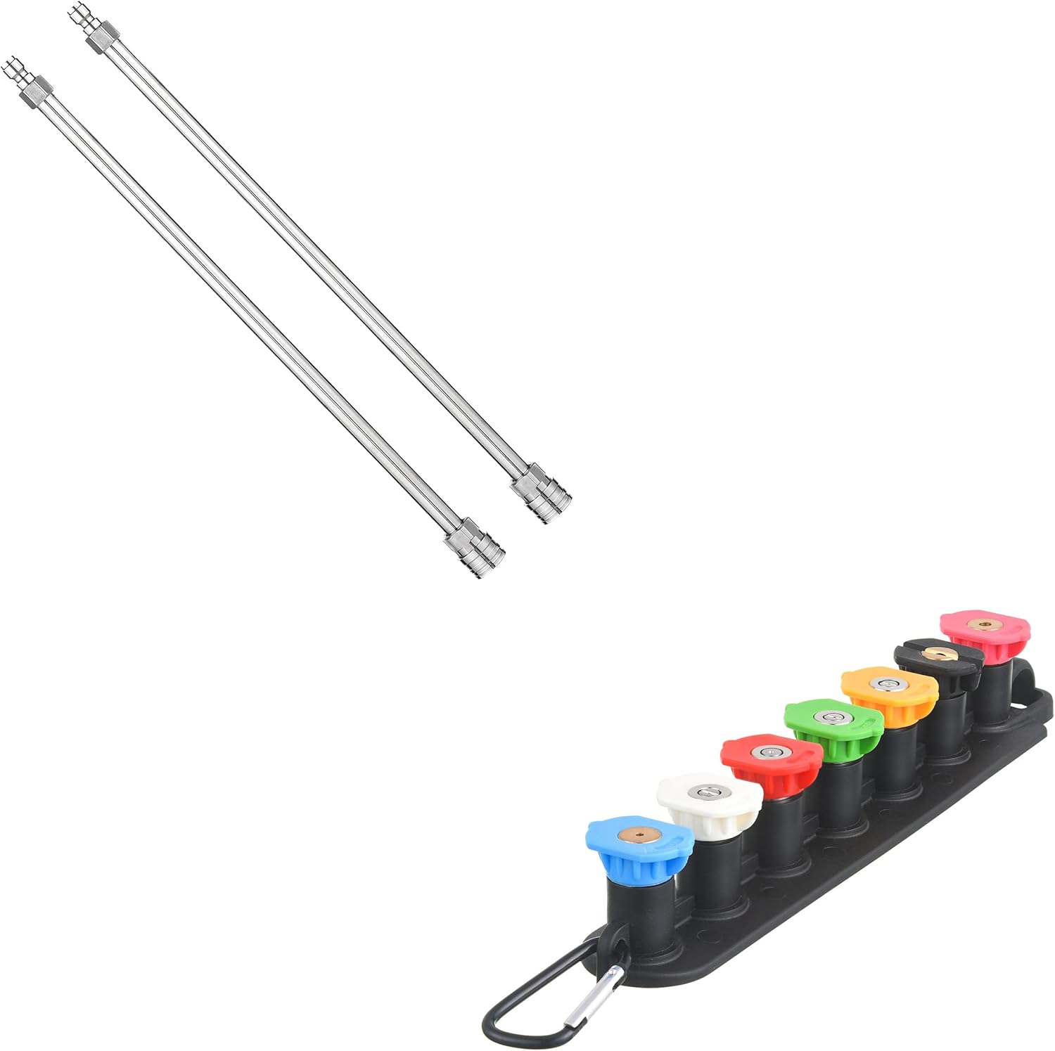 RIDGE WASHER Lavadora a presión de acero inoxidable de 17 pulgadas Lanza de la lavadora a presión, protector de la boquilla de la lavadora a presión