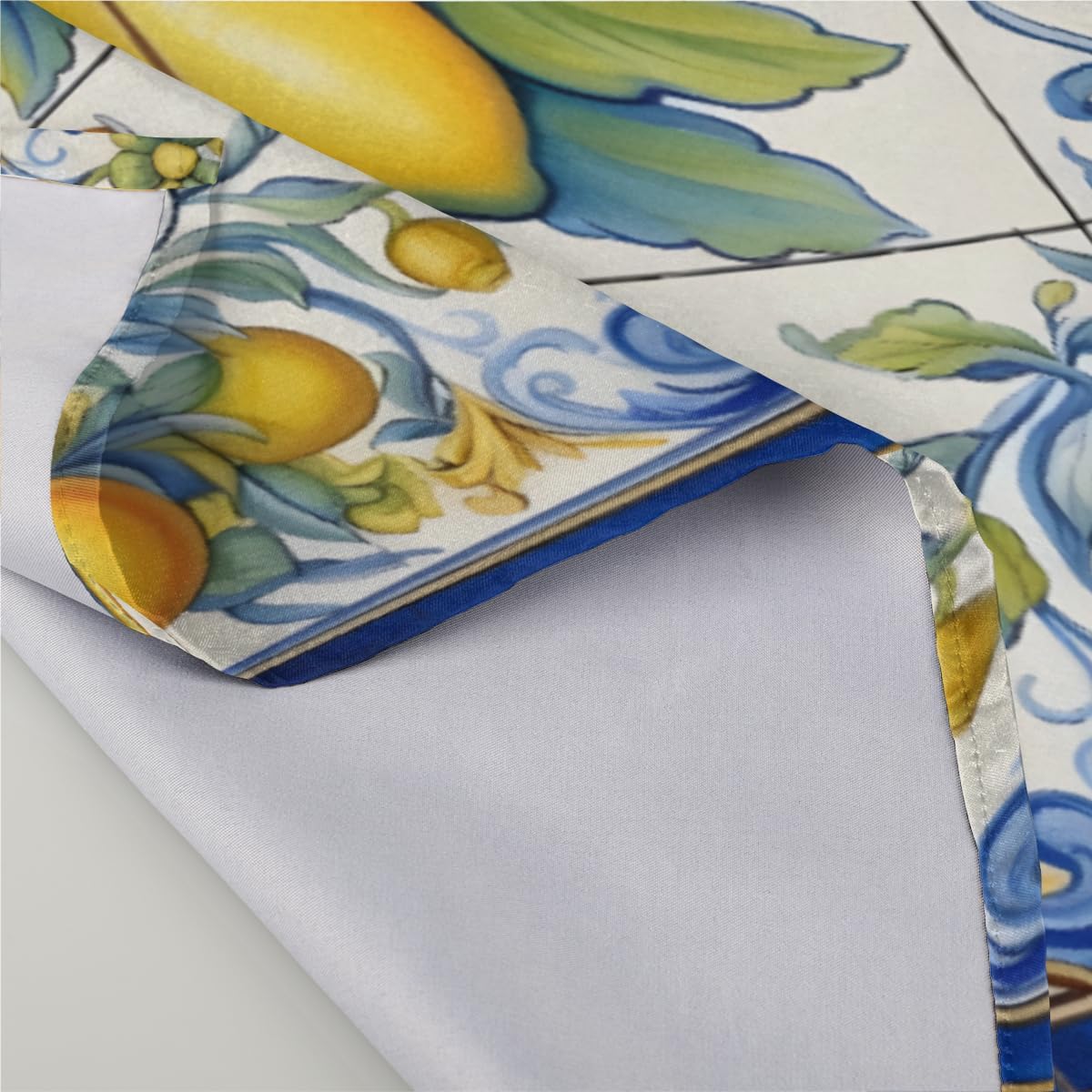 Cloth Napkins Set of 6 Lemon Painted 20×20 Inch Cloth Napkins Fruits Washable Reusable Kitchen Dinner Napkins Table Decor for Wedding, Holiday