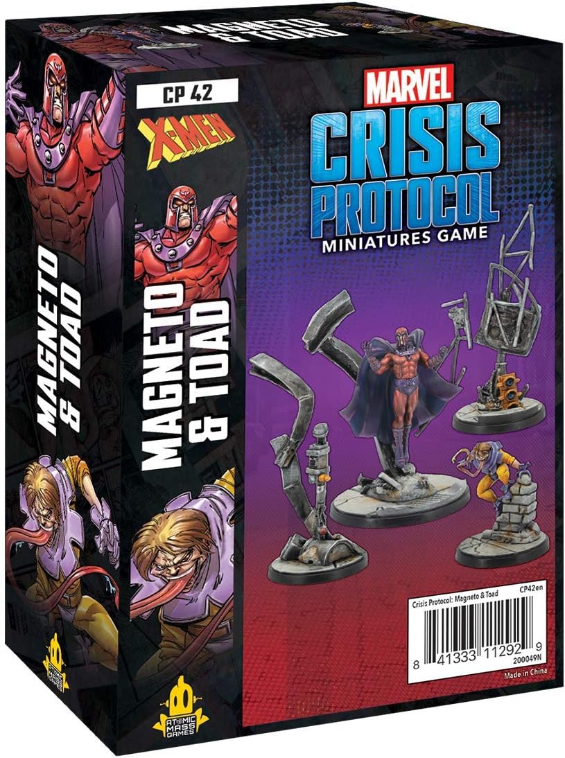 Fantasy Flight Games Marvel Crisis Protocol Magneto y Sapo Character Pack