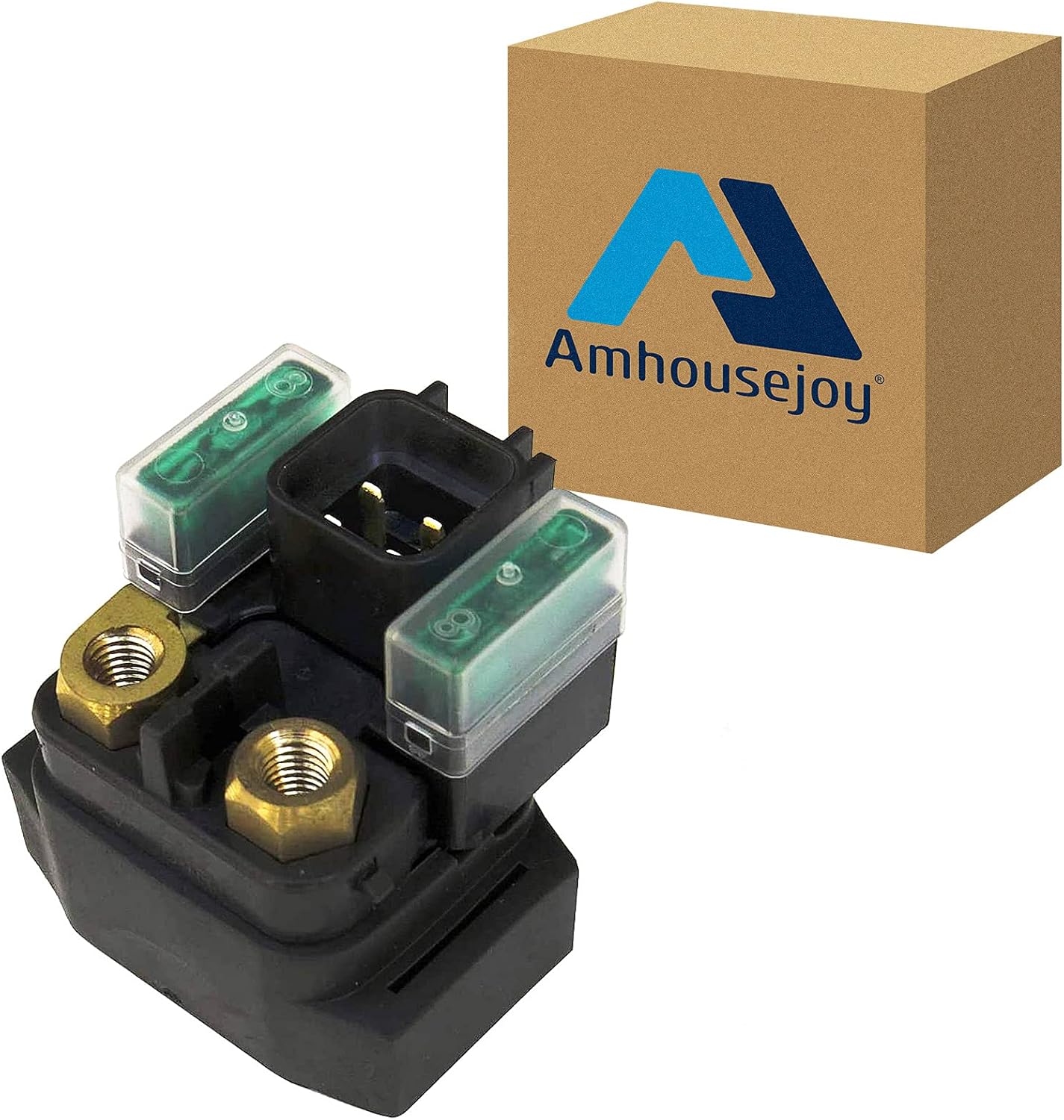Amhousejoy Relé solenoide de arranque apto para motocicleta Suzuki 800 VZ800 VZ800Z VZ 800 Z Marauder 1997-2009