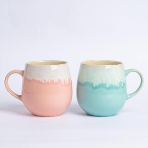 Taimei Teatime Tazas de café grandes de 20 onzas para hombres y mujeres, juego de 2 tazas de café de cerámica, tazas de café para parejas, tazas de Taimei Teatime Tazas de café grandes de 20 onzas para hombres y mujeres, juego de 2 tazas de café de cerámica, tazas de café para parejas, tazas de