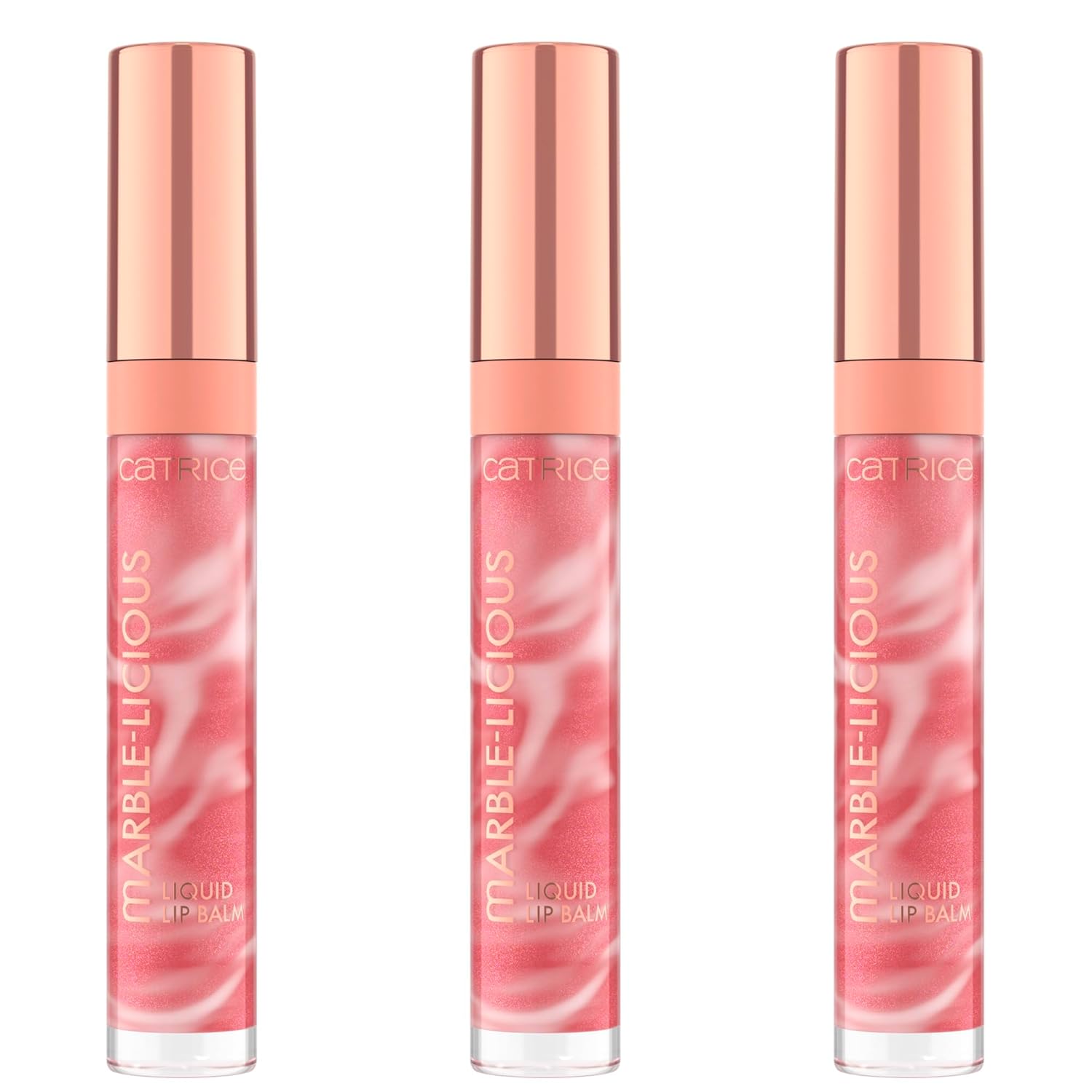 Catrice Bálsamo labial líquido Marble-licious  Nutritivo, hidratante y suavizante con aceite de coco  Acabado brillante, no pegajoso con tinte de
