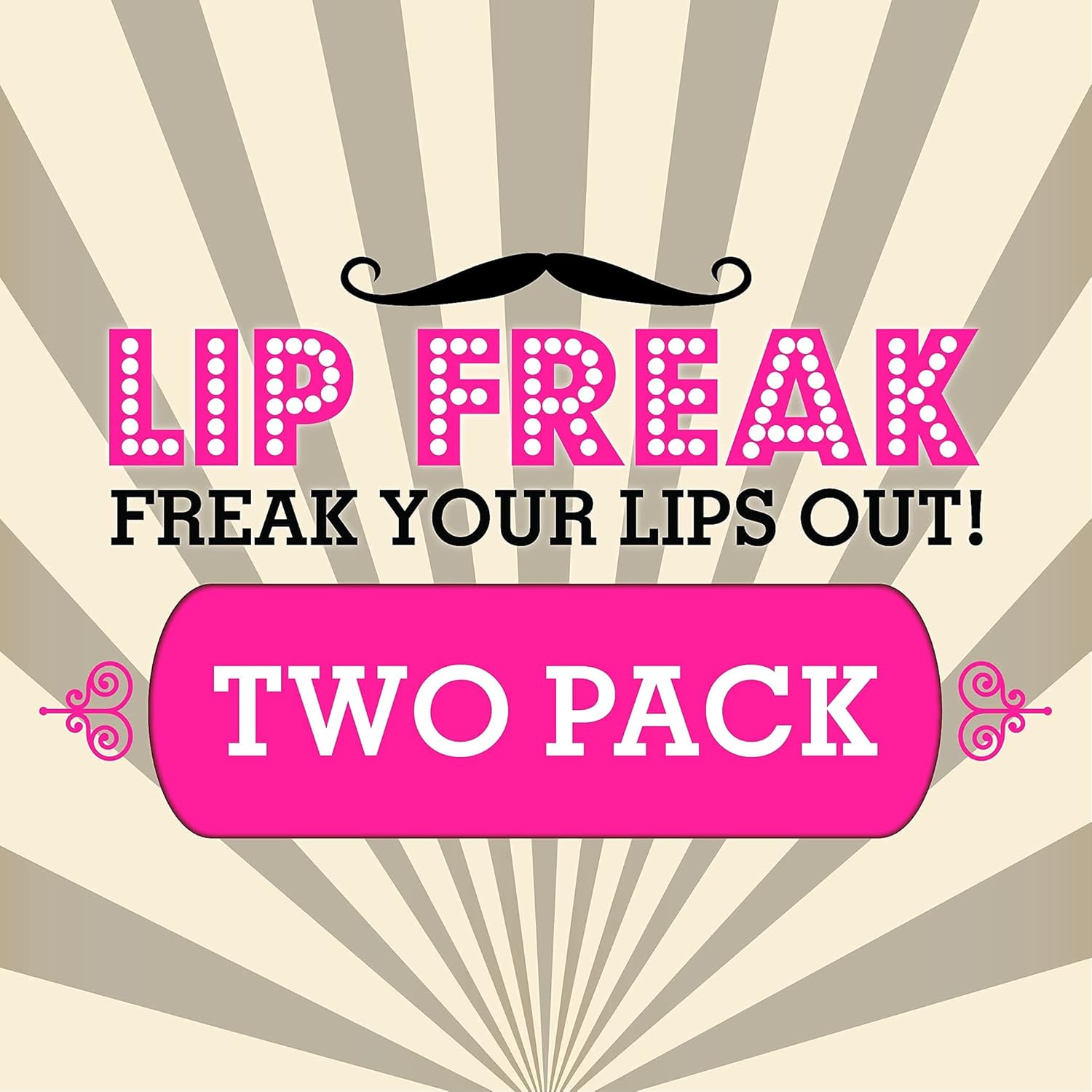 Doctor Lip Bang’s Bálsamo labial BUZZING  Lip Freak  100% natural  libre de crueldad  actitud desnuda  paquete de 2