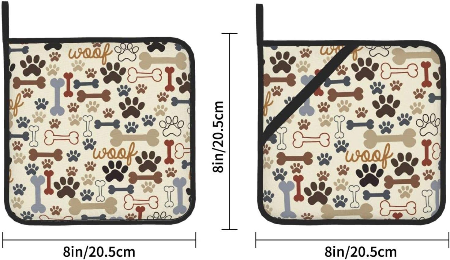 Soportes para ollas con patas de perro para cocina, resistentes al calor, para cocinar, hornear, asar a la parrilla, microondas