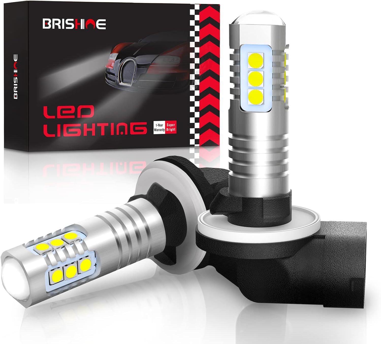 889 881 Bombillas LED antiniebla 6000K xenón blanco, extremadamente brillantes 3030 chips 898 888 862 896 886 894 bombillas LED con proyector para