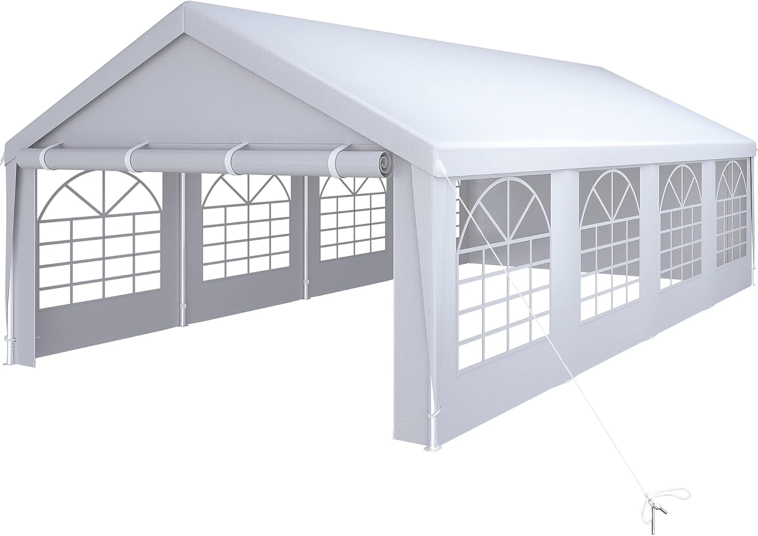 YITAHOME Gazebo resistente de 13 x 26 pies, para exteriores, fiesta, boda, tienda de campaña con ventanas laterales extraíbles (13 x 26 pulgadas,