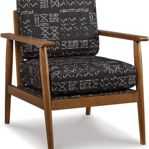 Signature Design by Ashley Bevyn Mid-Century – Silla decorativa tapizada moderna, color negro Signature Design by Ashley Bevyn Mid-Century – Silla decorativa tapizada moderna, color negro