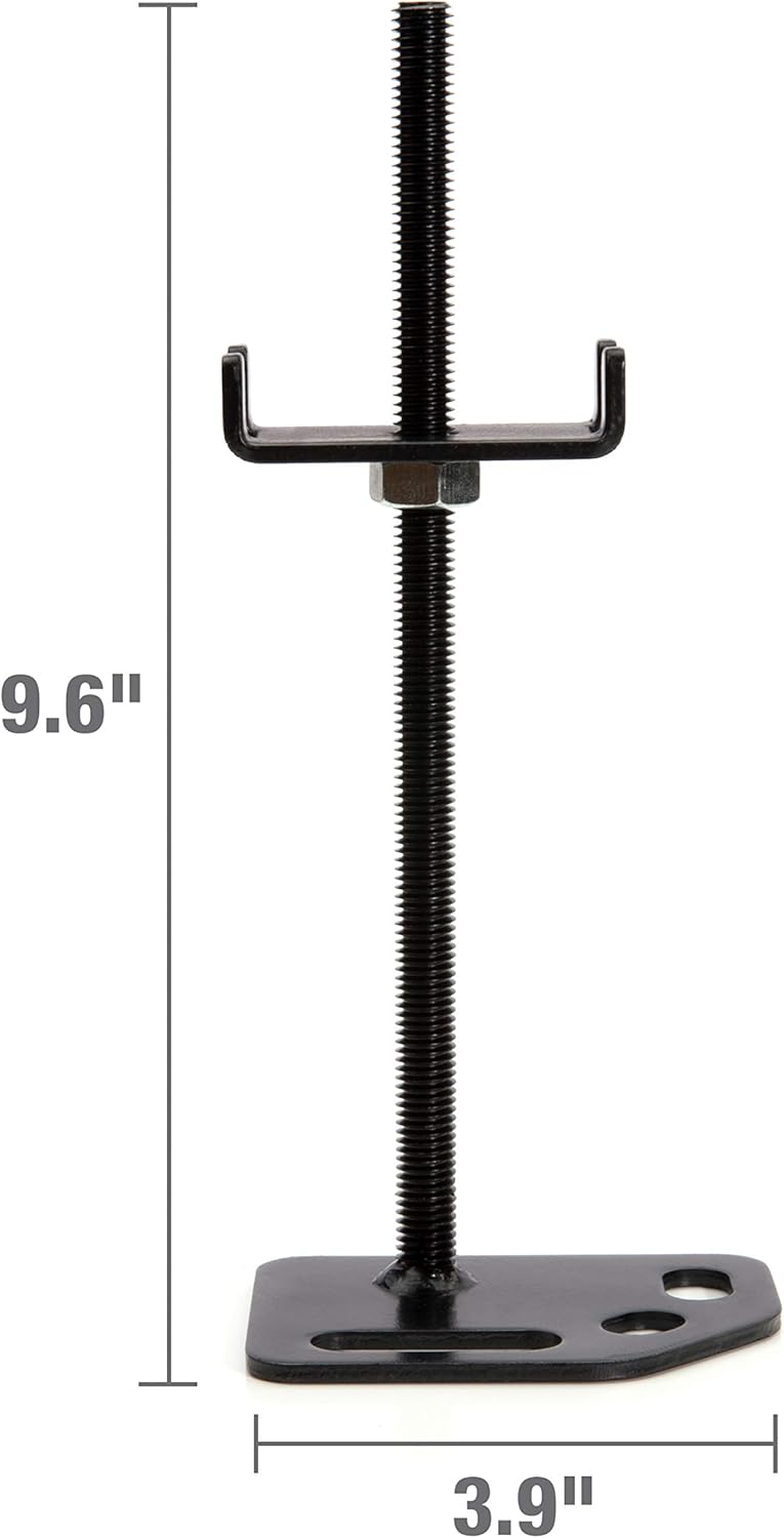 DEWALT Nivelación de estantesanclaje de piso Accesorios ajustables Estantes de almacenamiento industriales, placas de montaje de acero duraderas,