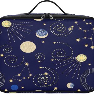 Abstract Space Navy Blue cosmetic bag makeup make up travel bag with compartments makeup bag organizer cosmetiquera de viaje para hombre for women Abstract Space Navy Blue cosmetic bag makeup make up travel bag with compartments makeup bag organizer cosmetiquera de viaje para hombre for women