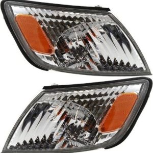 KarParts360 Para 2000 2001 Lexus ES300 Conjunto de luz de señal par lado conductor y pasajero wbombillas para LX2530108 LX2531108 KarParts360 Para 2000 2001 Lexus ES300 Conjunto de luz de señal par lado conductor y pasajero wbombillas para LX2530108 LX2531108