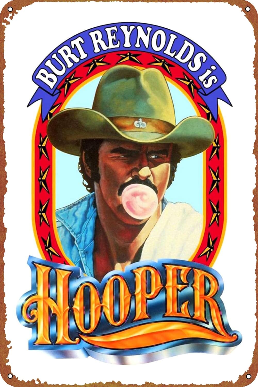 Hooper – Póster de película de metal retro, letrero de lata de Halloween, cueva, bar, club, arte de pared para el hogar, 8 x 12 pulgadas