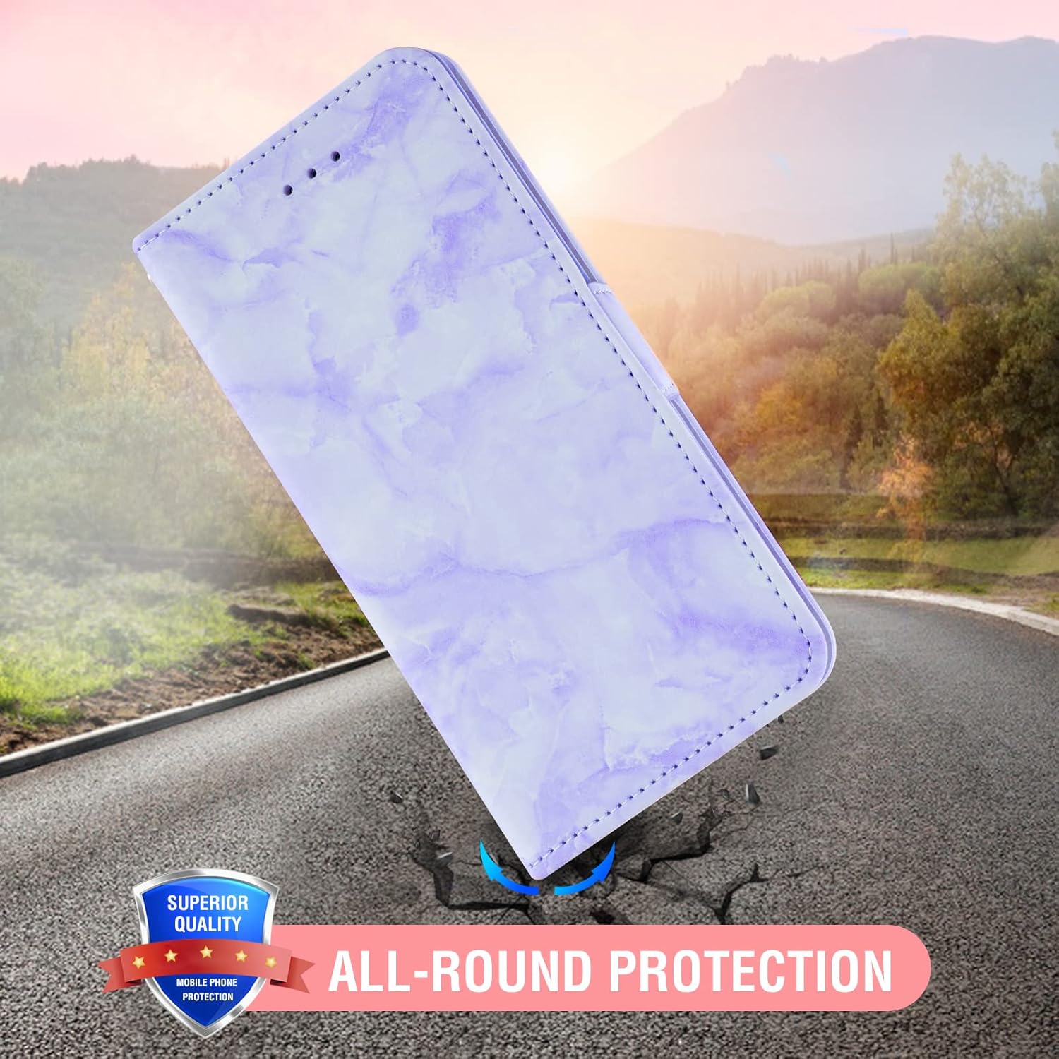Asuwish Funda compatible con Moto G Power 2020 y protector de pantalla de vidrio templado, accesorio para celda, ranura para tarjetero, función