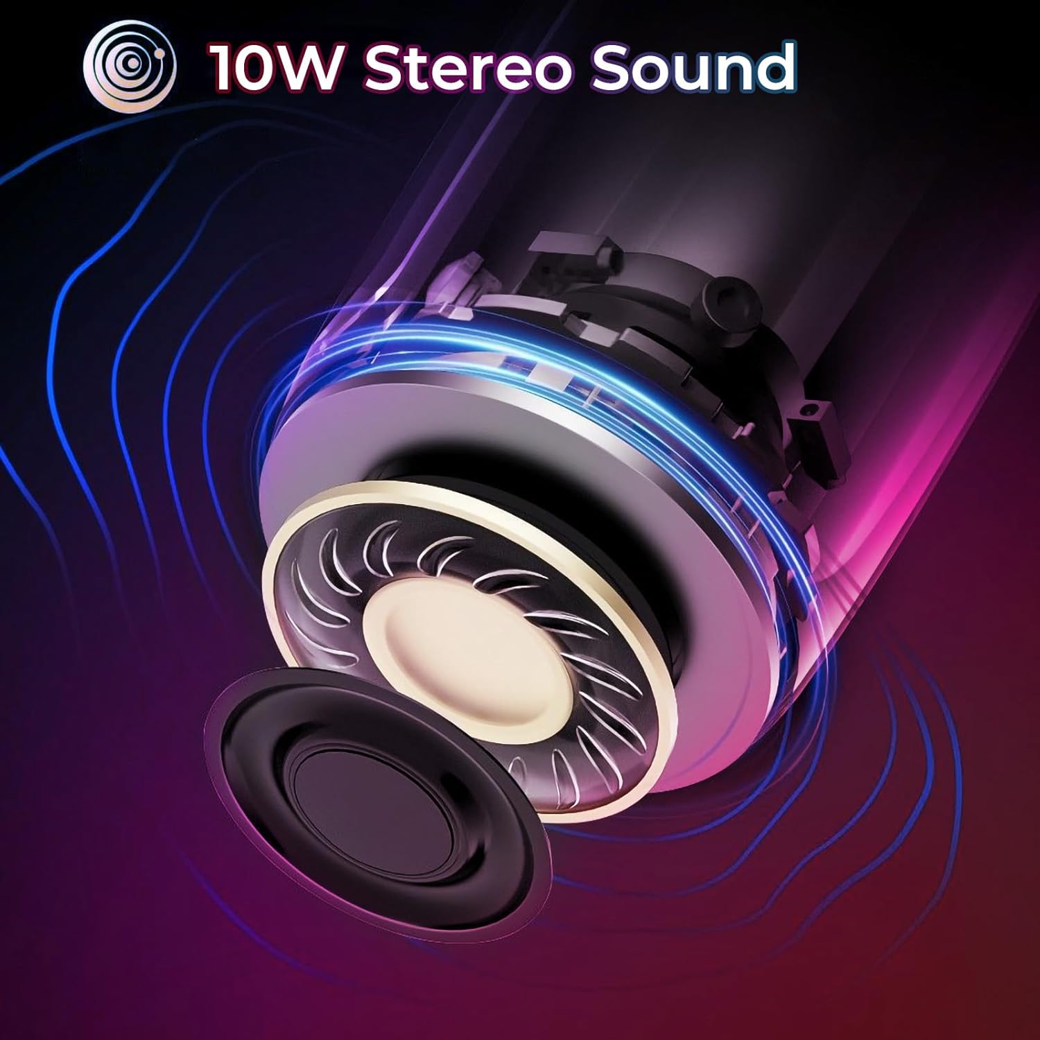Máquina de karaoke portátil para adultos y niños con 2 micrófonos, ajuste de gravesagudos, TWS, luces LED, compatible con BT, tarjeta TF, altavoz