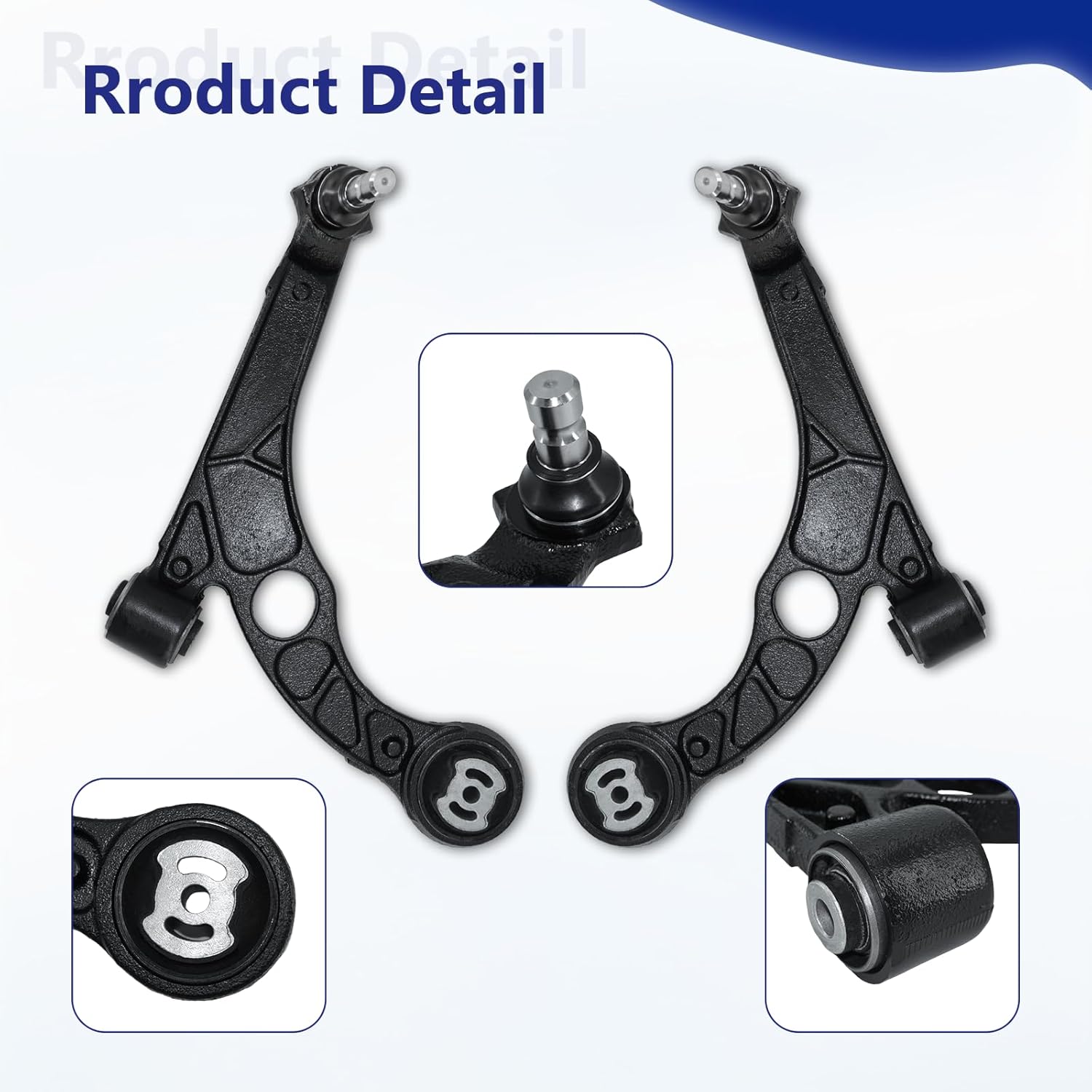 HAWK BROTHER MS251201 MS251202 Brazo de control delantero izquierdo derecho inferior con kit de suspensión de rótula de repuesto para DODGE DART