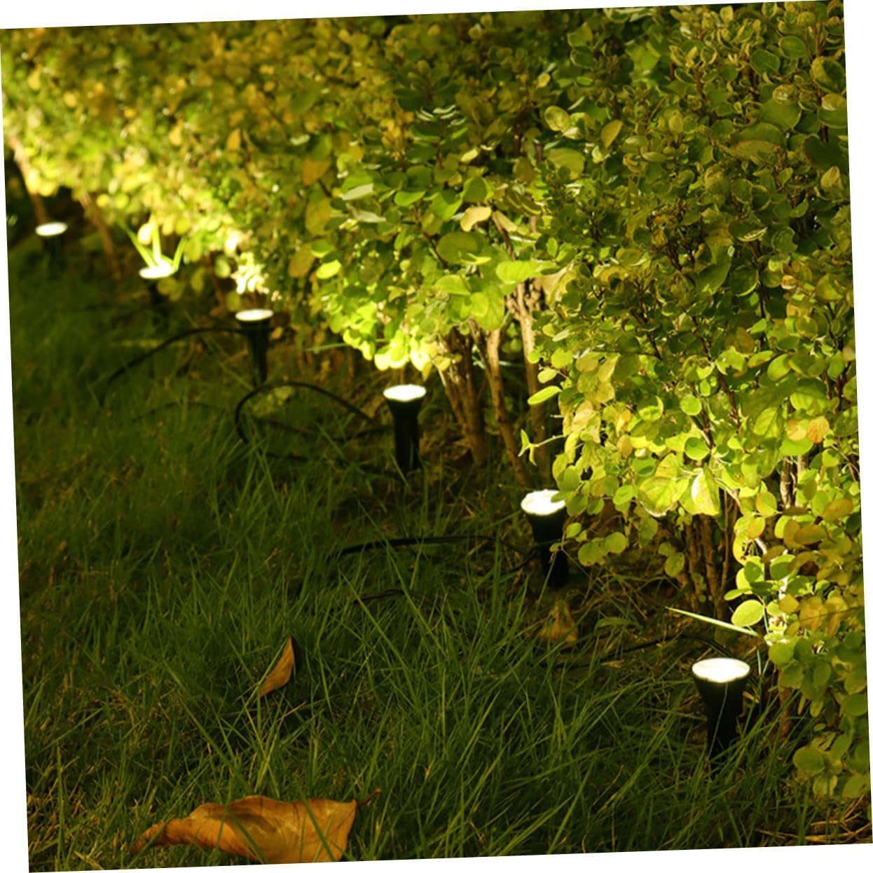 Happyyami 1 Unidades Pequeña Luz de calle Decoración al aire libre lampara Solar para Exterior Decoración al aire libre Decoración Exterior Solar