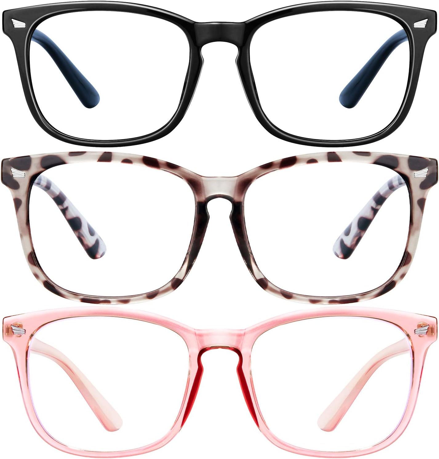 hunsquer – Anteojos de luz azul unisex para computadora