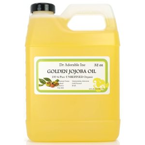 Dr Adorable – 32 oz – Aceite de jojoba dorado – 100% puro natural sin refinar orgánico prensado en frío Dr Adorable – 32 oz – Aceite de jojoba dorado – 100% puro natural sin refinar orgánico prensado en frío