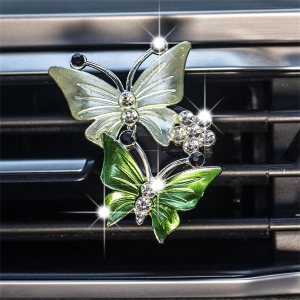 Ambientadores para automóvil, clips de ventilación de mariposa, diamantes de imitación, clip de aromaterapia, decoración interior del automóvil, Ambientadores para automóvil, clips de ventilación de mariposa, diamantes de imitación, clip de aromaterapia, decoración interior del automóvil,