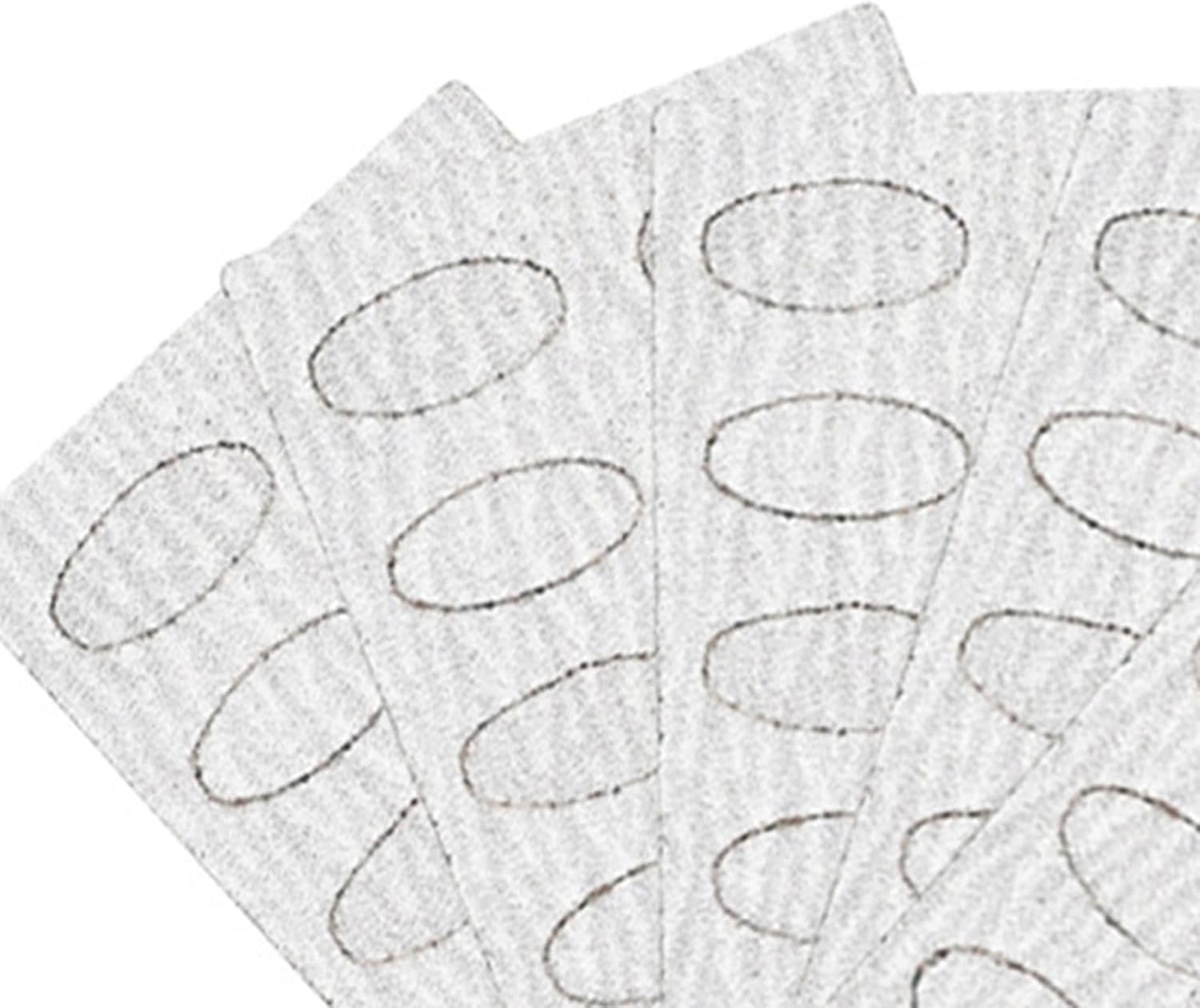 50 piezas de papel de lija autoadhesivo, papel de lija para recortar limas de escamas, papel de lija prepulido, empujador de uñas de repuesto para