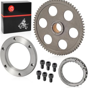 Kit de embrague de arranque Rodamiento de engranajes unidireccionales para Yamaha Grizzly 400 450 660 Kodiak 400 450 Rhino 450 660 Wolverine 450 Kit de embrague de arranque Rodamiento de engranajes unidireccionales para Yamaha Grizzly 400 450 660 Kodiak 400 450 Rhino 450 660 Wolverine 450