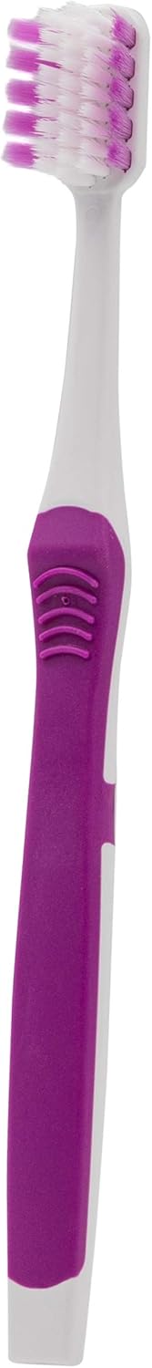 OOAK Cepillo de dientes, cerdas medianas cónicas V++Max, paquete de 6, varios colores