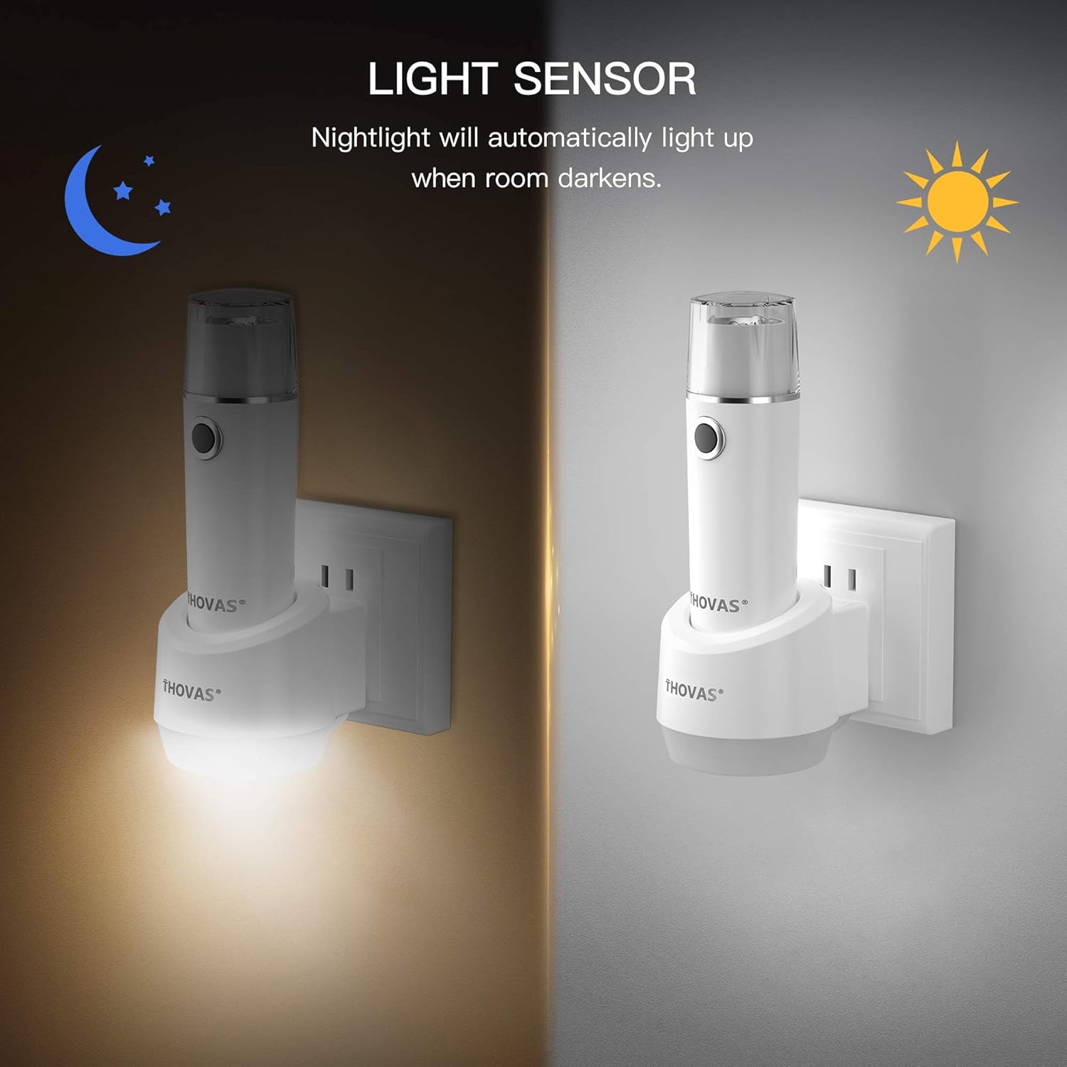 Linterna de emergencia, luz LED multifunción de falla de energía, luz de mano, linterna recargable, luz nocturna enchufable, linternas de falla de