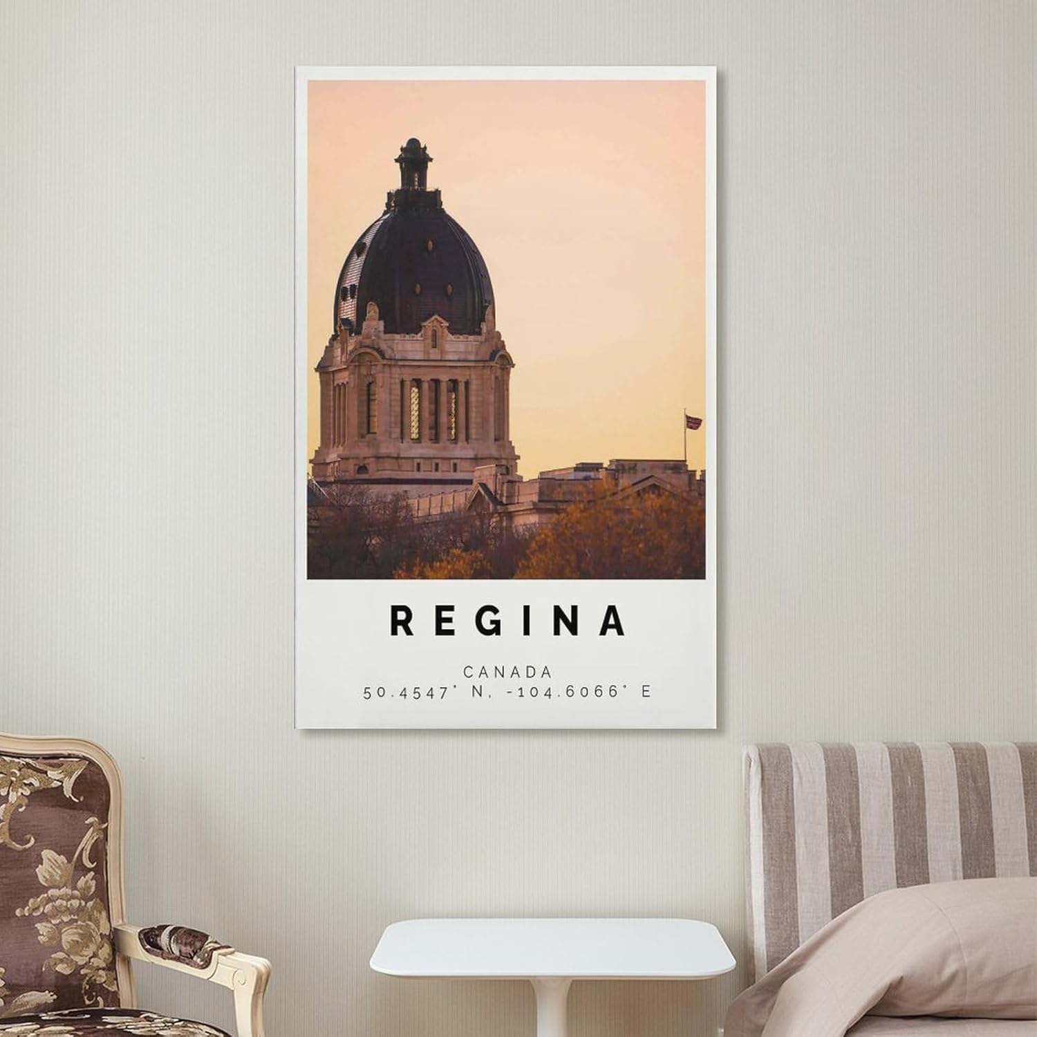Regina Foto Dekor, Regina Geschenk Reise Druck,Saskatchewan,Büro Wandkunst, Canvas Wall Art Print Poster For Home School Office Decor Unframe-style