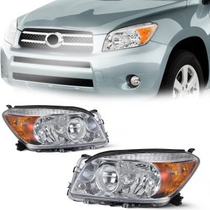 Para 2006 2007 2008 Toyota RAV4 montaje de faros halógenos faro conductor+lado pasajero reemplazo TO2518106 TO2519106 TO2519106 Para 2006 2007 2008 Toyota RAV4 montaje de faros halógenos faro conductor+lado pasajero reemplazo TO2518106 TO2519106 TO2519106