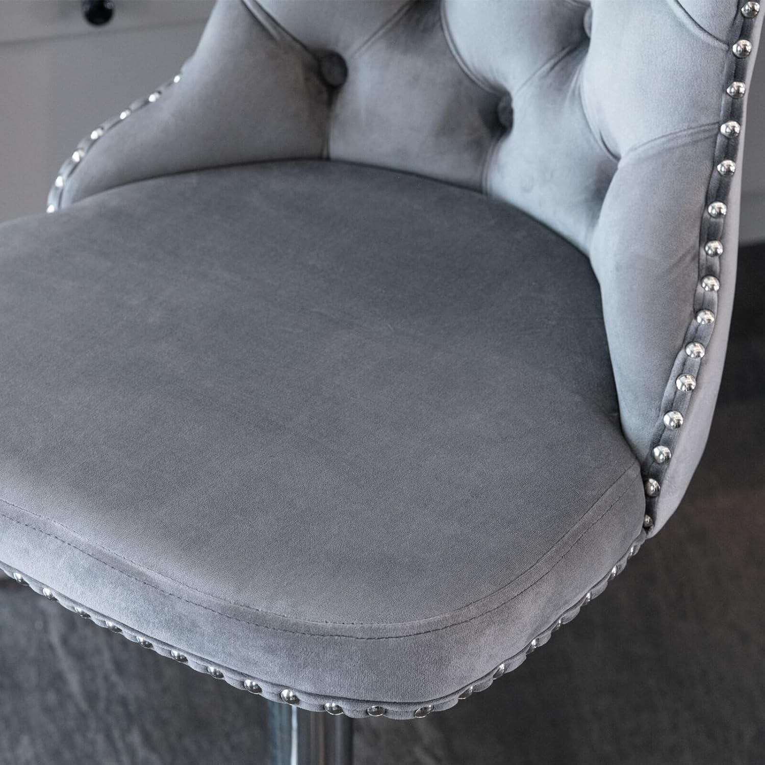 MODADA Silla de barra de altura ajustable, altura de mostrador, silla de taller de montaje simple, taburetes de bar giratorios de 360 grados, altura