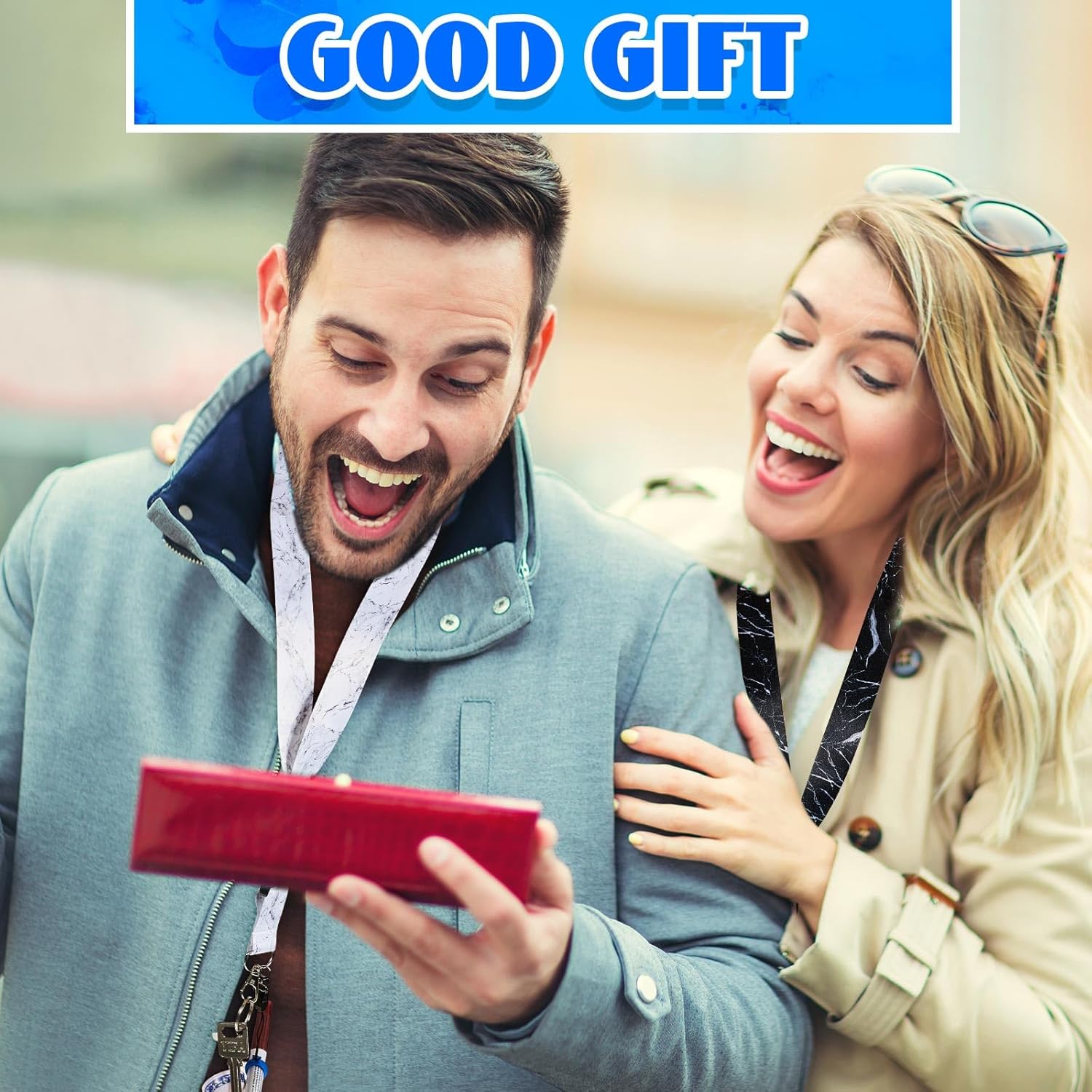 Shappy Juego de cordón para collar antipérdida, cordones para mujeres y hombres