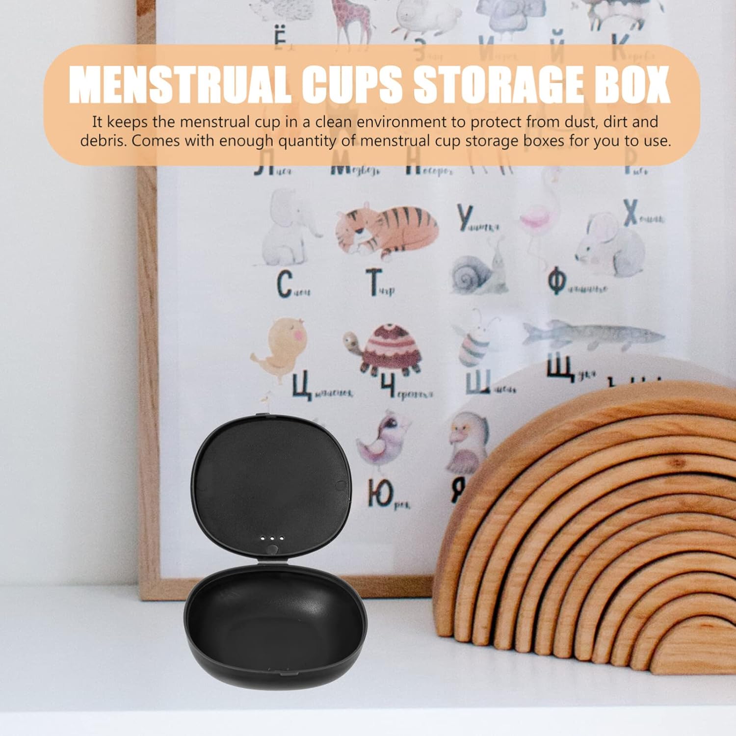 COHEALI Estuche de silicona para vasos menstruales, 2 unidades, bolsa de transporte para vasos menstruales, bolsa de almacenamiento menstrual a