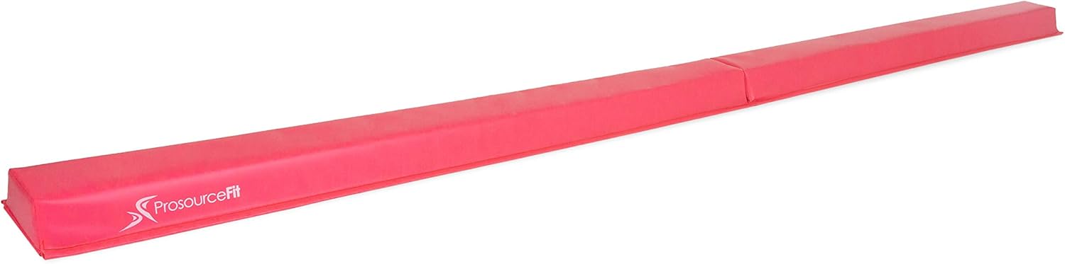 ProsourceFit – Viga de equilibrio de gimnasia para niños, haz plegable firme de 9 pies de largo con superficie antideslizante de 4 pulgadas de ancho