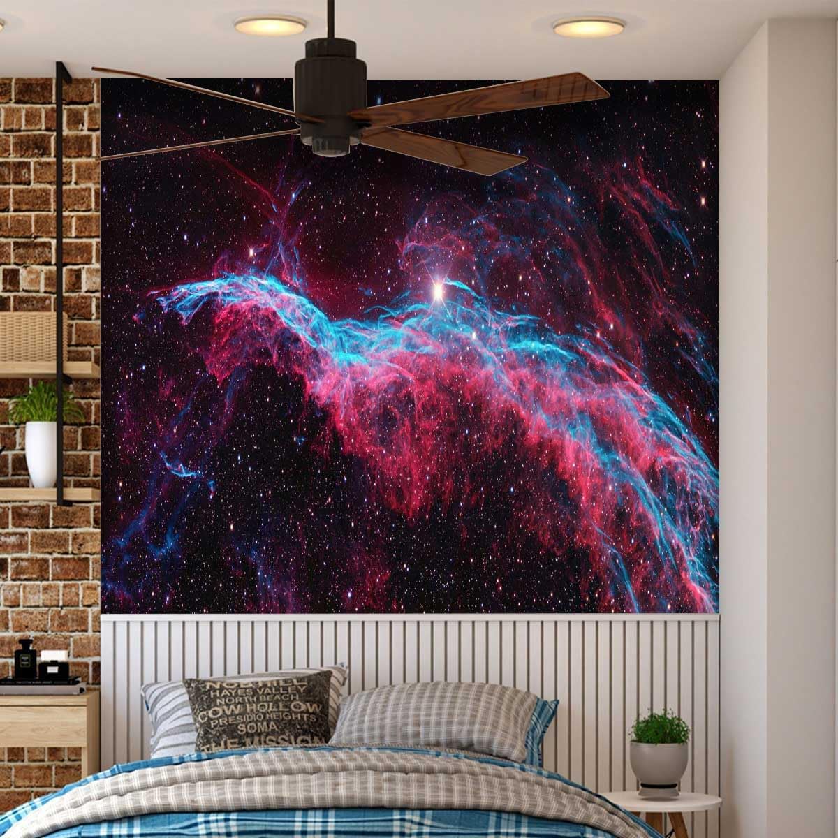 Papel de pared panorámico para despegar y pegar, papel de paredes, paneles decorativos versátiles para varios espacios (ancho) 137.8 pulgadas x 110