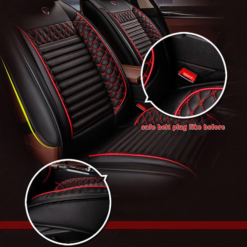 Funda para asiento delantero Cadillac CT4 CT5 CTS Escalade SRX XT4 XT5 XT6 2001-2025, fundas de asiento de coche compatibles con bolsas de aire,