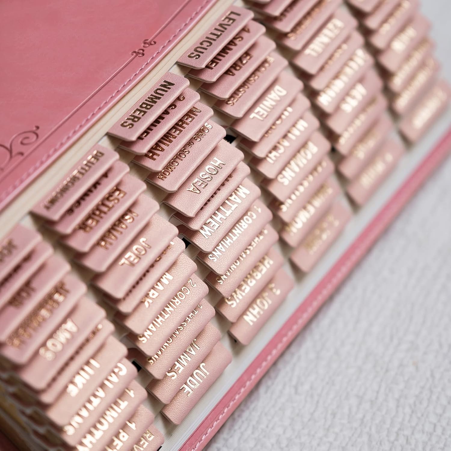 Pestañas de cuero para la Biblia, pestañas de la Biblia para mujeres y hombres, pestañas de la Biblia para Biblia de estudio, 80 pestañas de índice