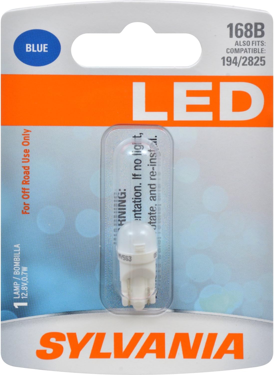 Minibombilla LED SYLVANIA  Bombilla LED brillante, ideal para iluminación interior, 168, Azul