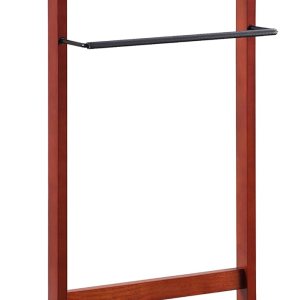 Proman Products Deluxe Suit Valet Stand VL16204 con bandeja superior, bandeja deslizante, colgador de contorno, barra de pantalones, ganchos para Proman Products Deluxe Suit Valet Stand VL16204 con bandeja superior, bandeja deslizante, colgador de contorno, barra de pantalones, ganchos para