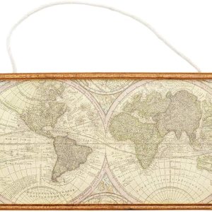 Odoria Accesorios de decoración de casa de muñecas con mapa del mundo en miniatura 112 Odoria Accesorios de decoración de casa de muñecas con mapa del mundo en miniatura 112