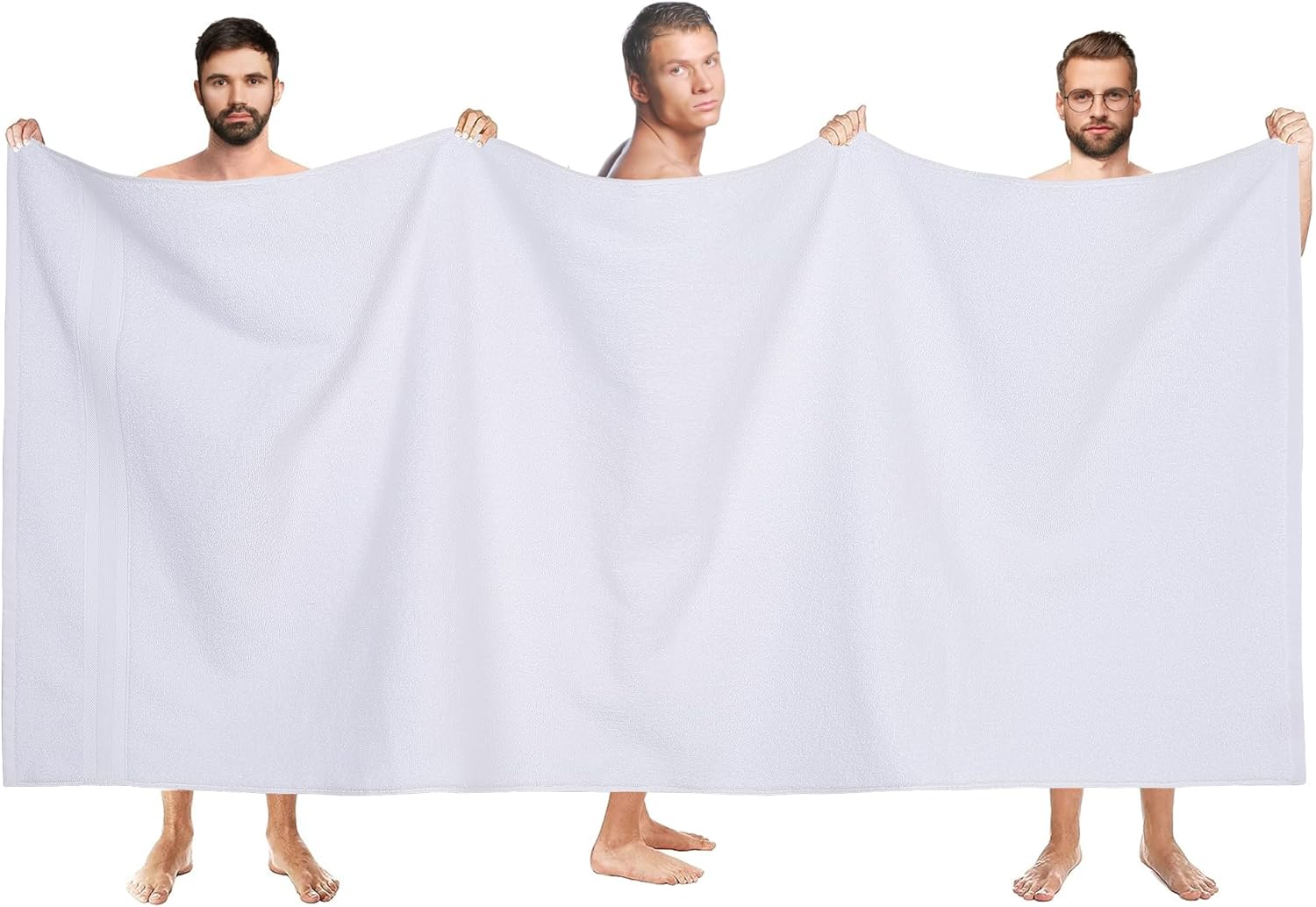 All Design – Toalla de baño extragrande, 100% algodón hilado en anillo, absorbente y de secado rápido, de calidad supersuave (2 unidades, 35 x 70