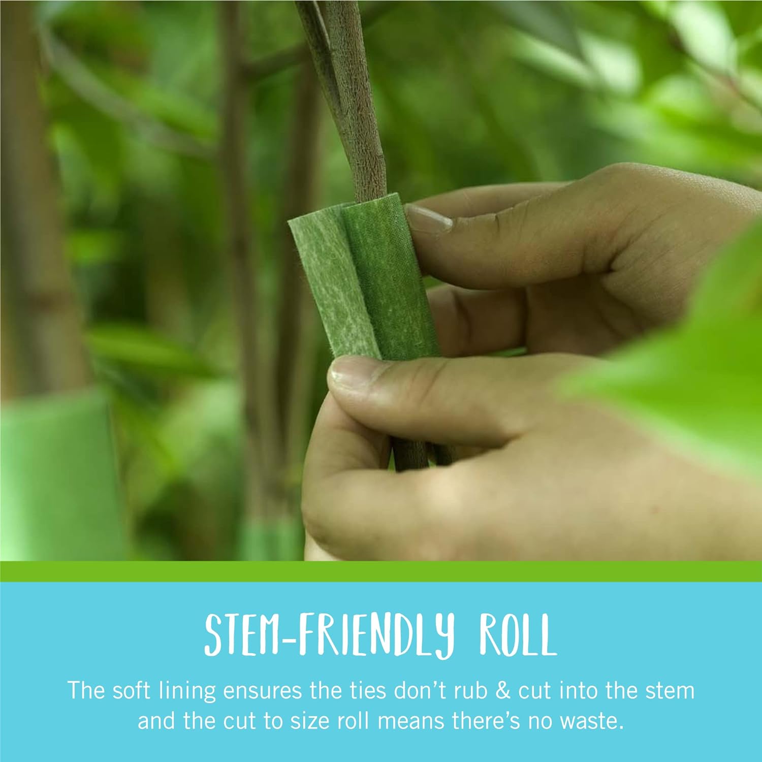VELCRO Brand ONE-WRAP Ties  Soportes para árboles y plantas para un crecimiento efectivo  Los fuertes agarres de jardinería son reutilizables y