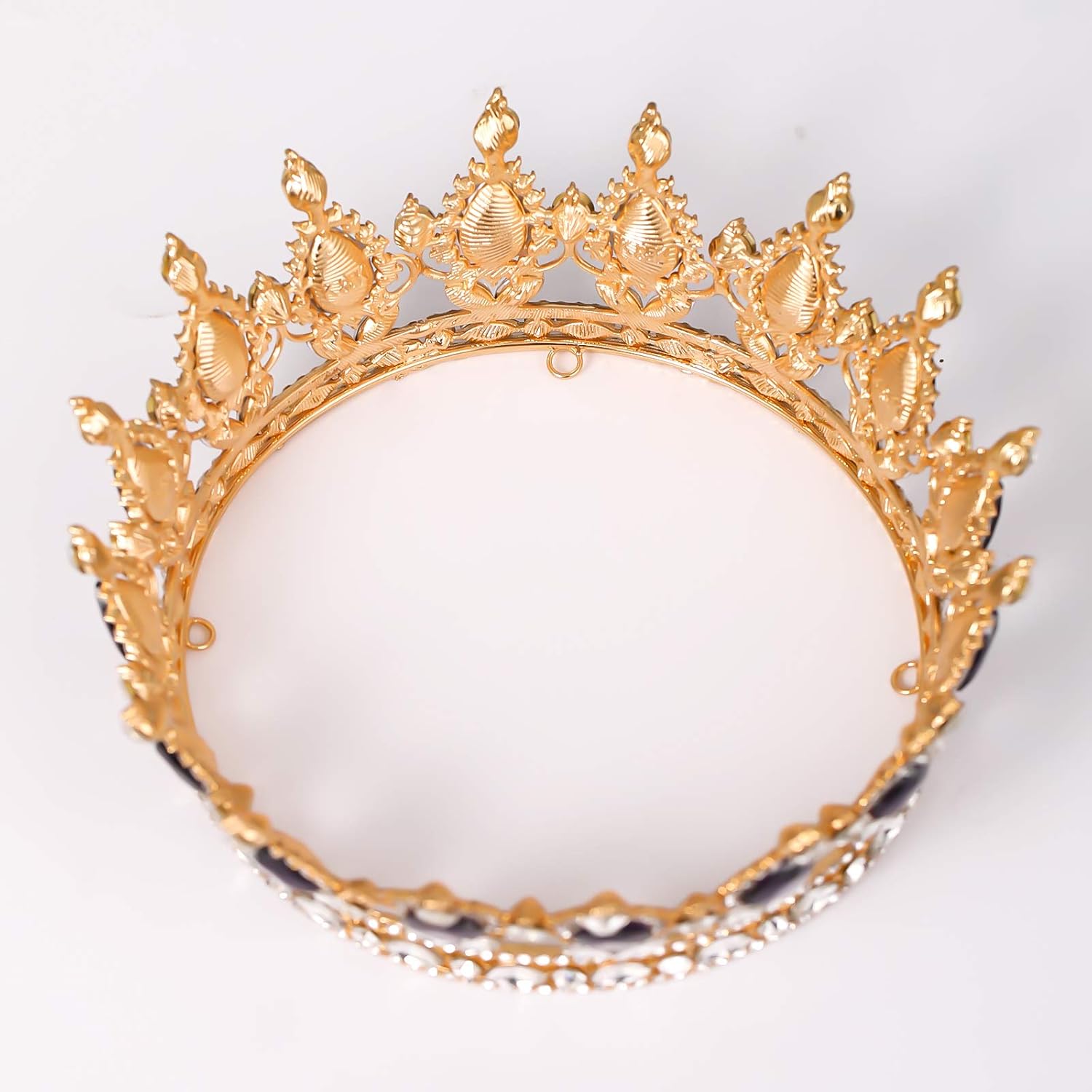 Corona de reina con diamantes de imitación, coronas y tiaras de boda para mujer, accesorios para el cabello, corona de cumpleaños de princesa,