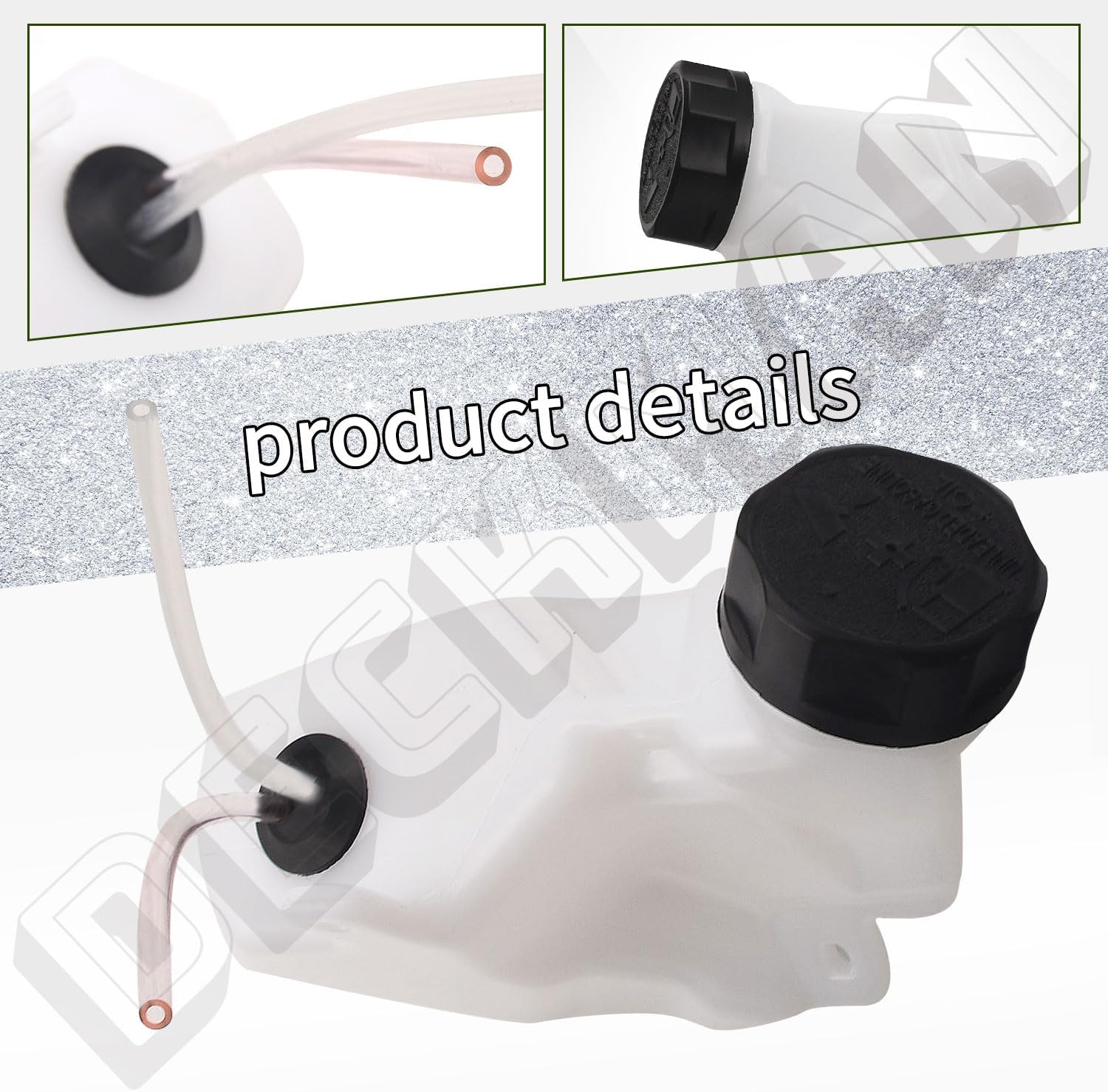 310585012 310585001 Depósito de combustible para recortadora de cuerdas, compatible con Homelite RYOBI RY34007 RY34007 M4CSSAC BM4CSSACC RY4CCS