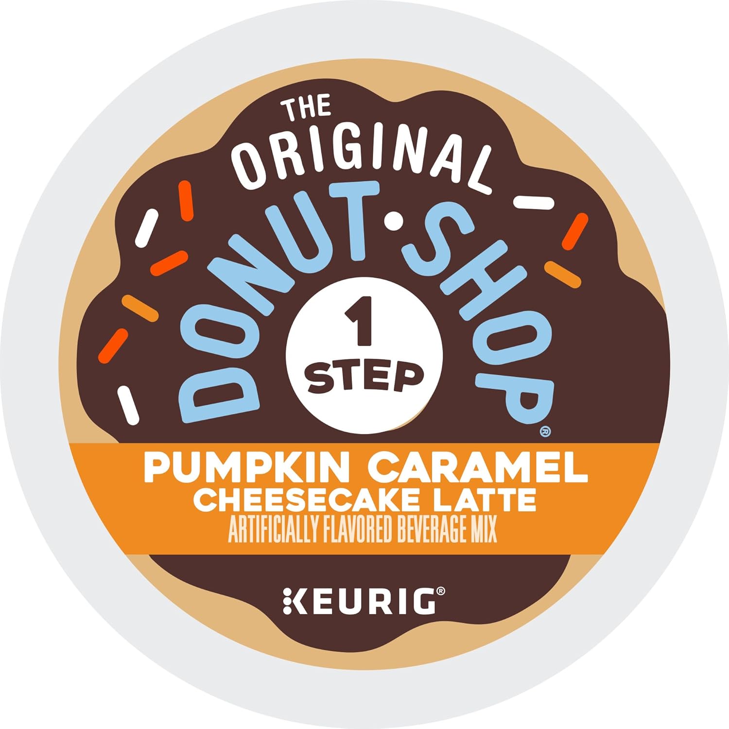 The Original Donut Shop – Cápsulas Keurig Single Serve K-Cup con leche y caramelo de calabaza, 60 unidades
