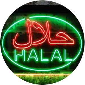 ADVPRO Halal Food Restaurante árabe Señal de neón LED de doble color, verde y rojo, 24 x 16 pulgadas st6s64-i3746-gr ADVPRO Halal Food Restaurante árabe Señal de neón LED de doble color, verde y rojo, 24 x 16 pulgadas st6s64-i3746-gr